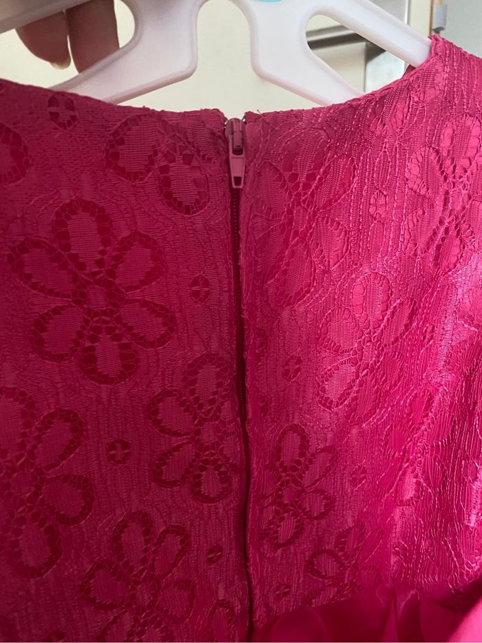 Robe de cérémonie rose froufrous - photo numéro 4