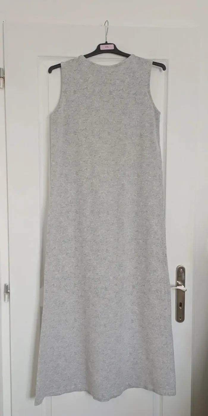 Robe d'été grise longue  - Liz Claiborne - taille M - photo numéro 2