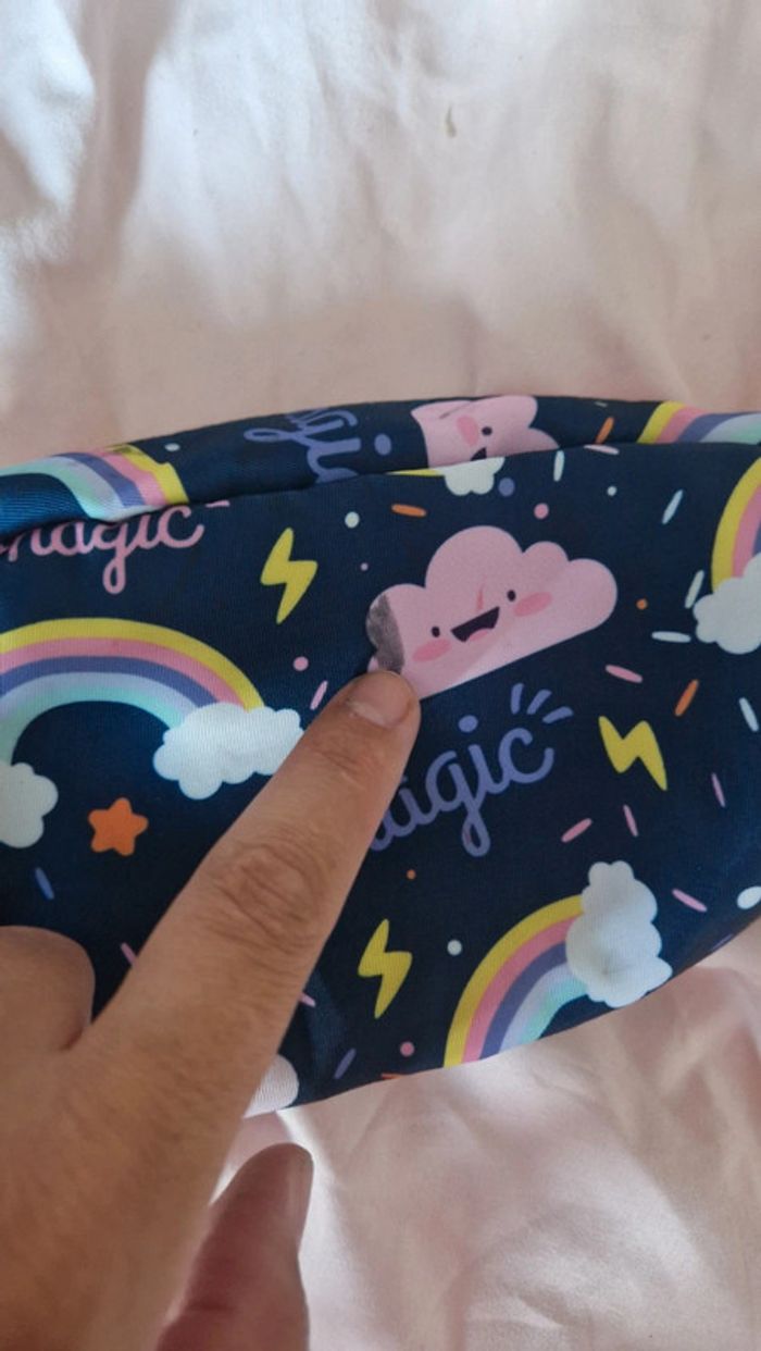 Cartable licorne et sa trousse - photo numéro 2