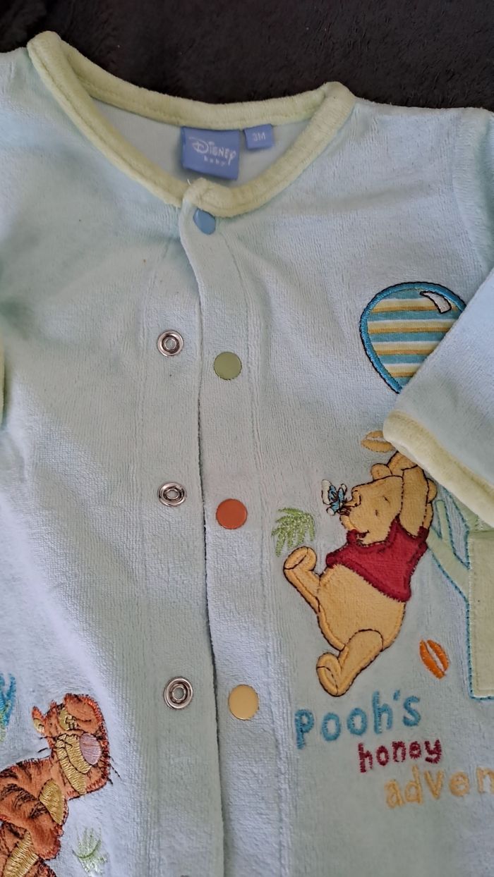Lot de 5 pyjamas et 2 bodies 3 mois - photo numéro 2