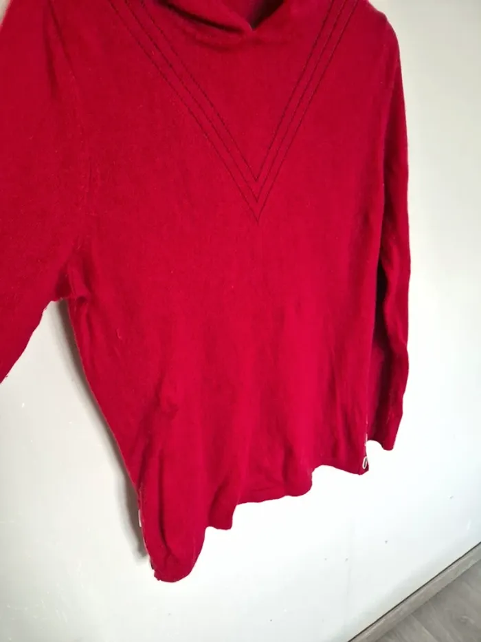 Pull à capuche angora mohair Kookaï taille 2 - photo numéro 5