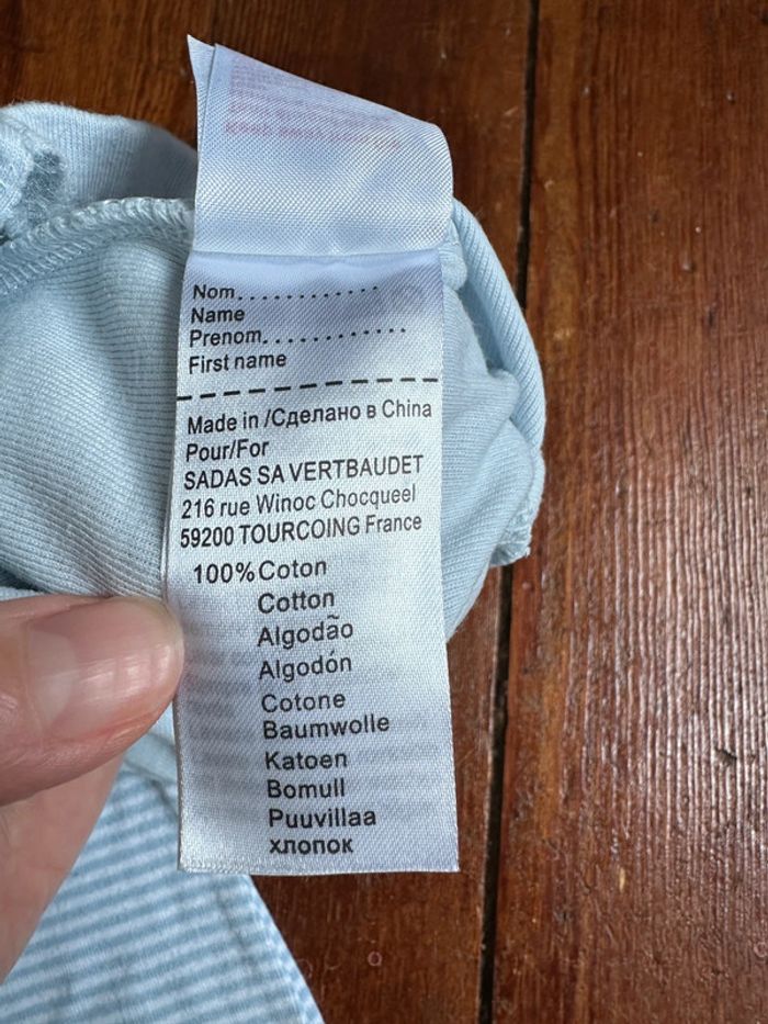 Leggings bleus Vertbaudet naissance - photo numéro 3