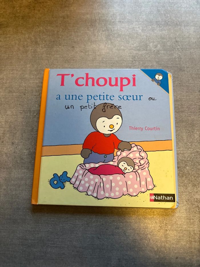 Livre T’choupi a une Ptite Soeur
