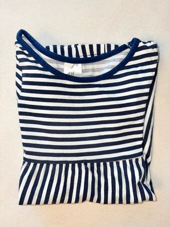 Robe à rayure 12 mois