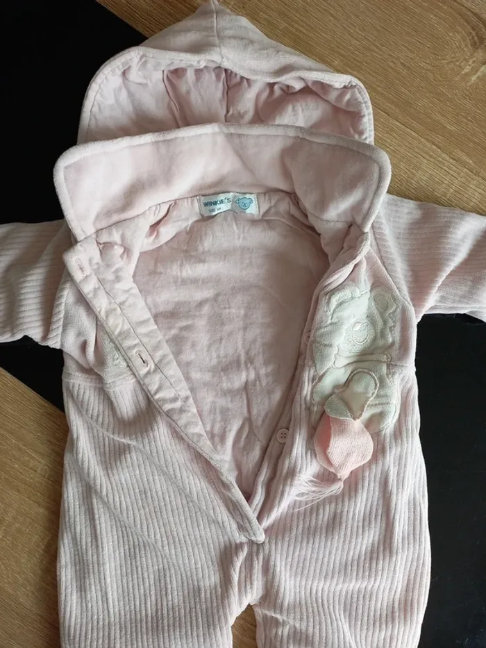 Combinaison rose, chaude bébé 6 mois - photo numéro 10