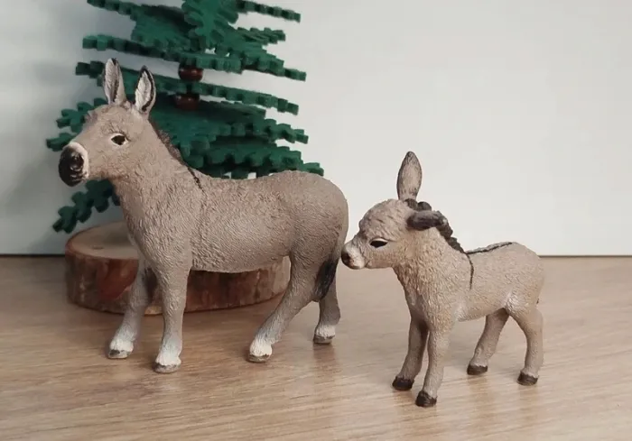 Schleich âne de Provence et son Anon Figurine animal de la ferme - photo numéro 2