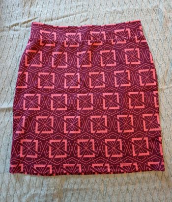 Jupe rouge taille XS / 34 - 36