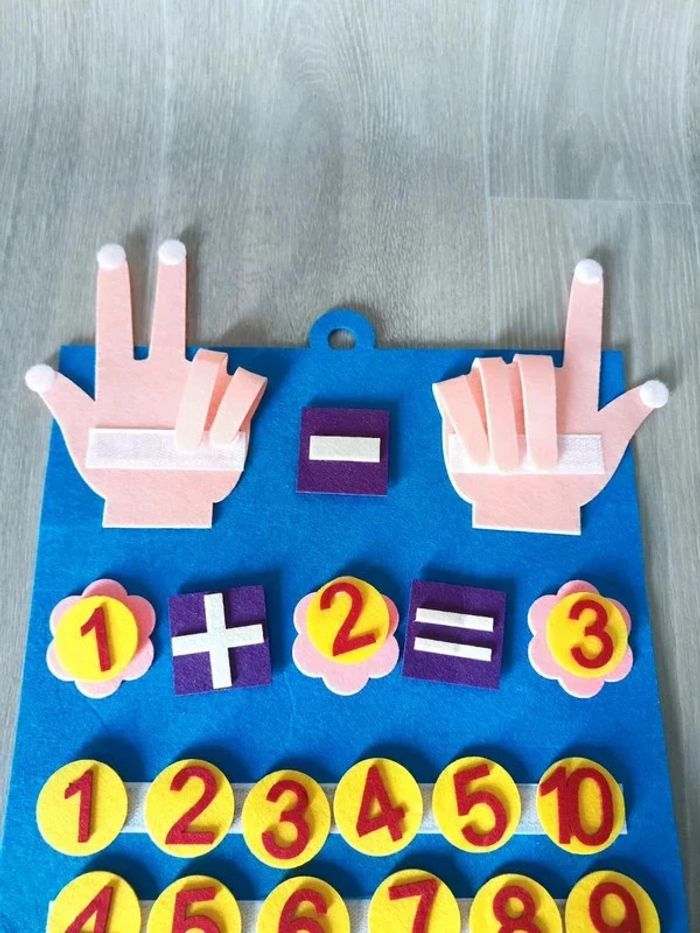 Set en feutrine pour apprendre à compter - photo numéro 10