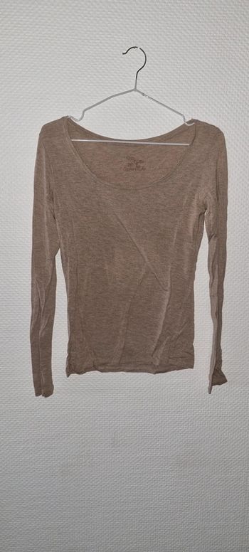 Top fin manches longues taille 36 / S Cache Cache