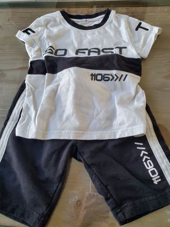 Ensemble short t-shirt 3 ans