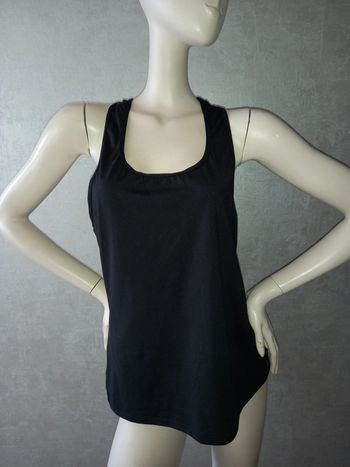 débardeur de sport noir domyos taille 44