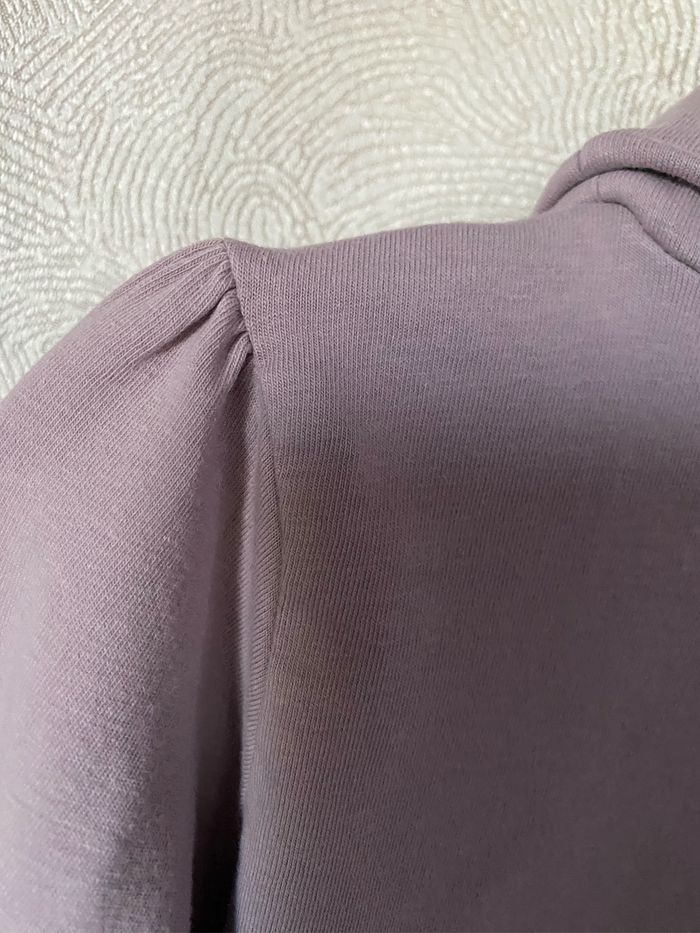 Sous pull lilas réunion de copines paillettes 5 ans vert baudet - photo numéro 3