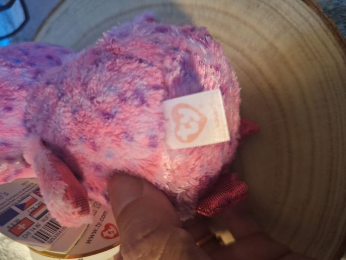 Peluche de collection Ty Beanie Boos Glider Pink Penguin pingouin nwt - photo numéro 5