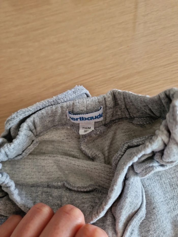 Pantalon gris irisé 9 miis 71cm comme neuf - photo numéro 3