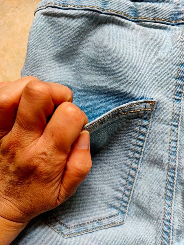 Jegging bleu clair ado fille taille XXS/32 marque Jennyfer - photo numéro 7