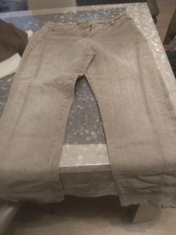 Pantalon Burton taille 44 taupe