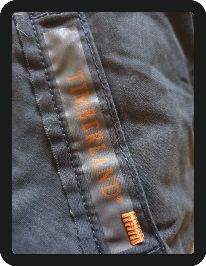 manteau garçon gris/orange Timberland 18 mois - photo numéro 3