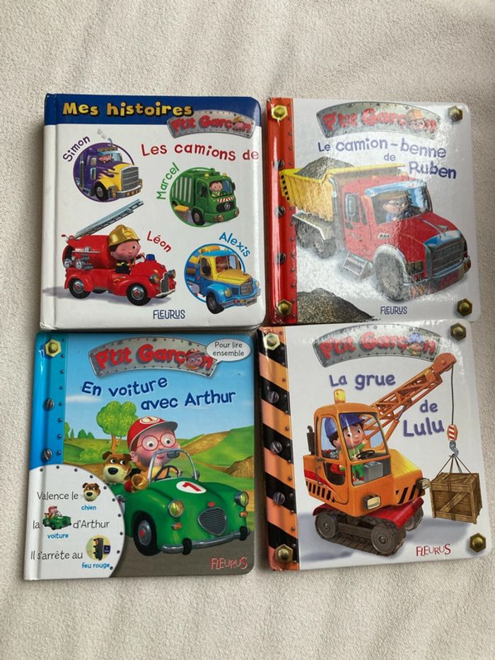 Lot de 4 livres p’tit garçons