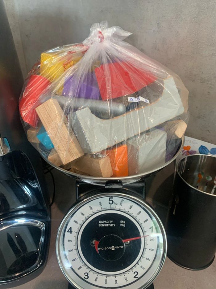 Lot de cubes et forme bois - photo numéro 4