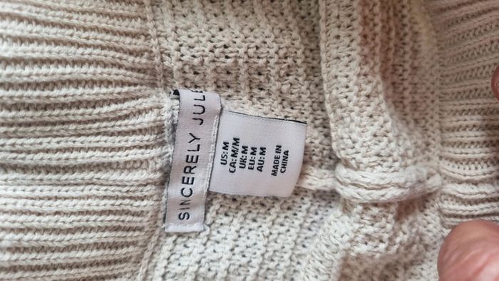 Short beige Maille crochet sympa M 38 40  élastique - photo numéro 5