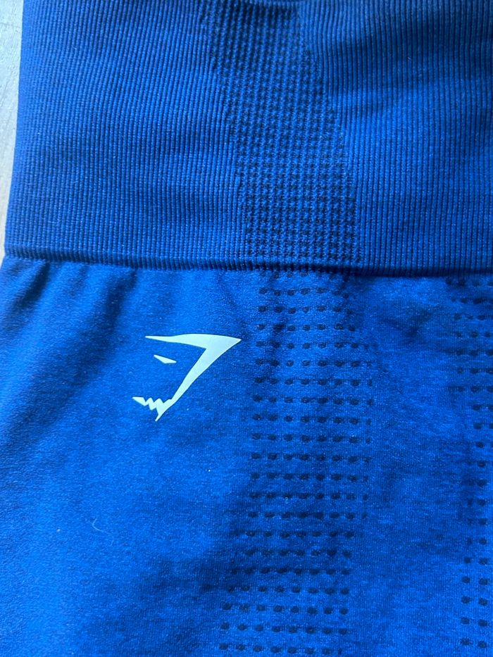 Short gymshark vital seamless bleu heavy mar’ - photo numéro 4