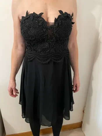 Robe bustier noire