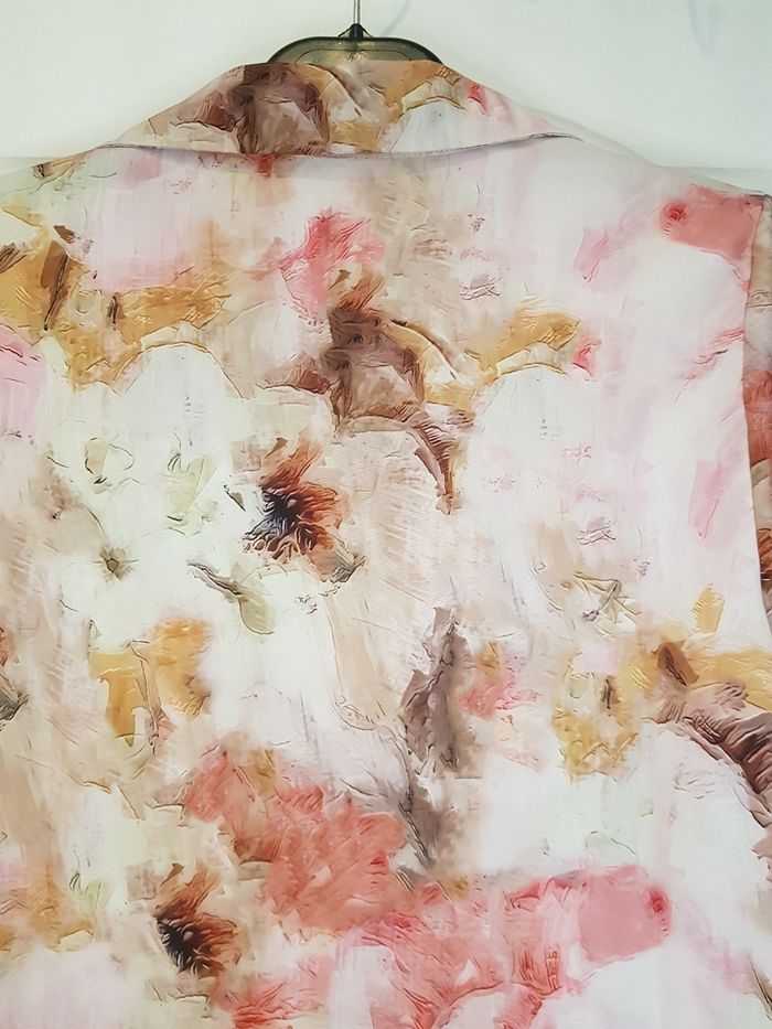 Chemisier fleuri manches longues - photo numéro 4