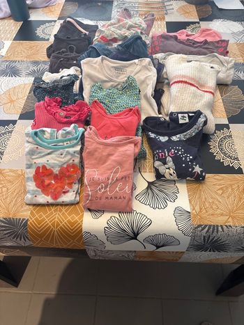 Lot vêtements fille 