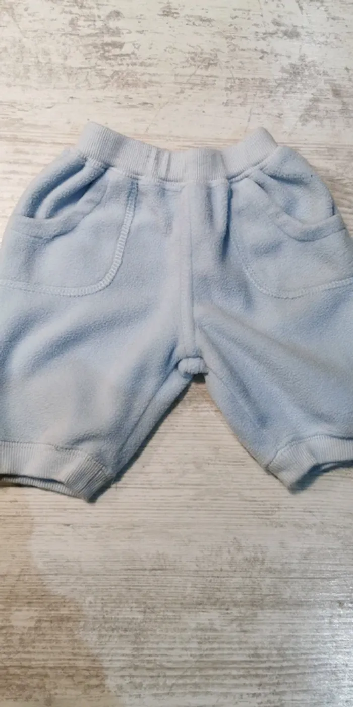 Ensemble jogging garçons Kiabi 1 mois bleu clair - photo numéro 4