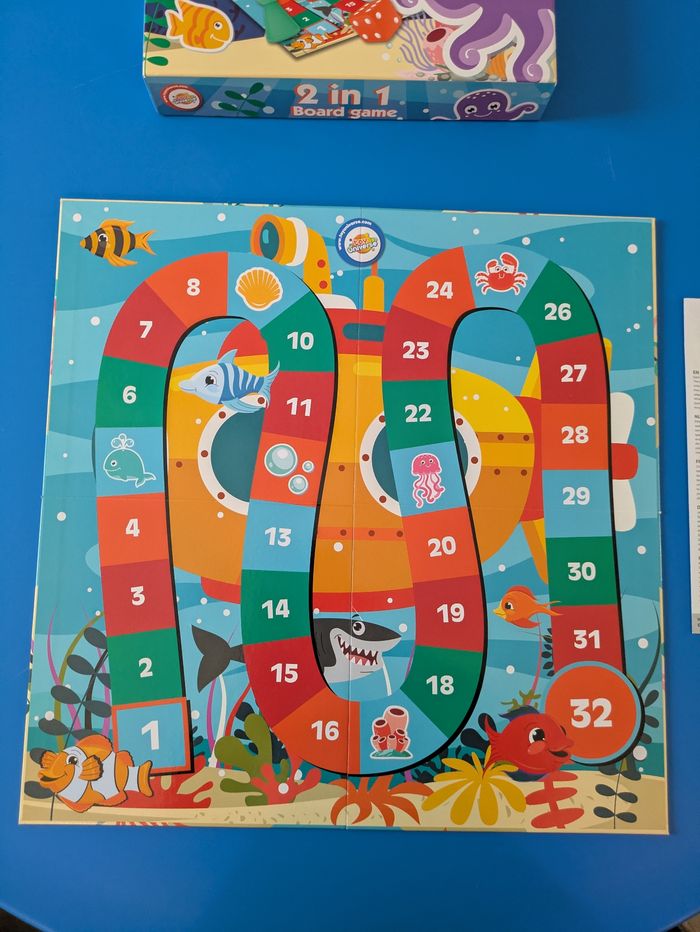Jeu 2 en 1 petits chevaux et jeu de l'oie - photo numéro 3