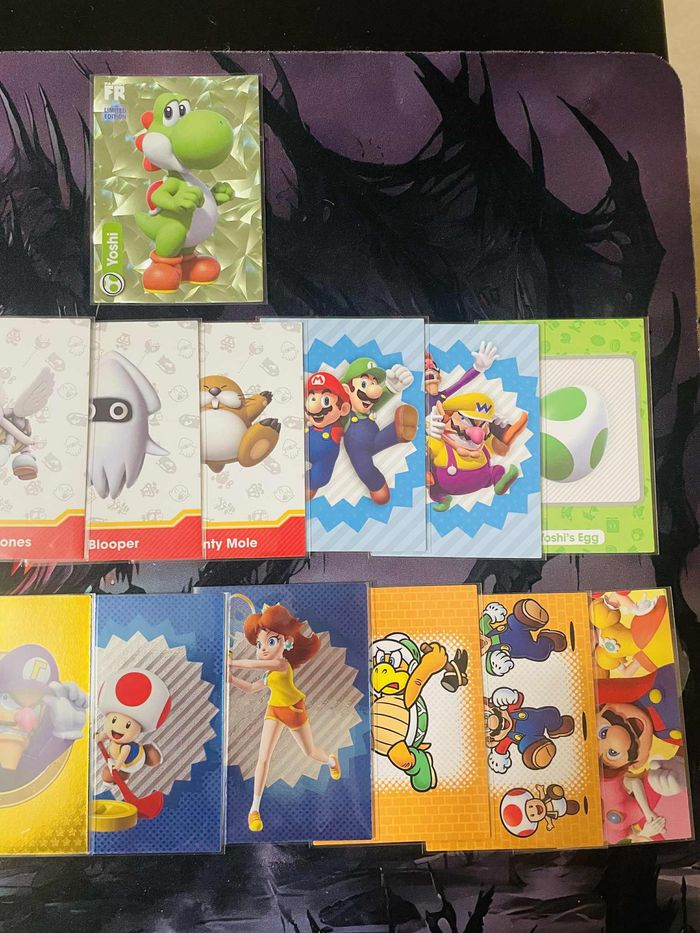 🎮 Lot de 16 Cartes Super Mario Trading Card Collection – avec cartes rares et brillantes ✨ - photo numéro 3