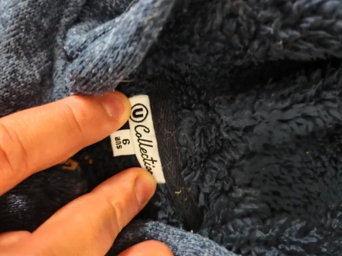 Gilet zippé épais marque U taille 6 ans - photo numéro 5