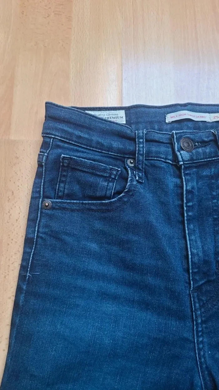 Jeans Levi's Mile High Rise Super Skinny W25 L32 - photo numéro 3