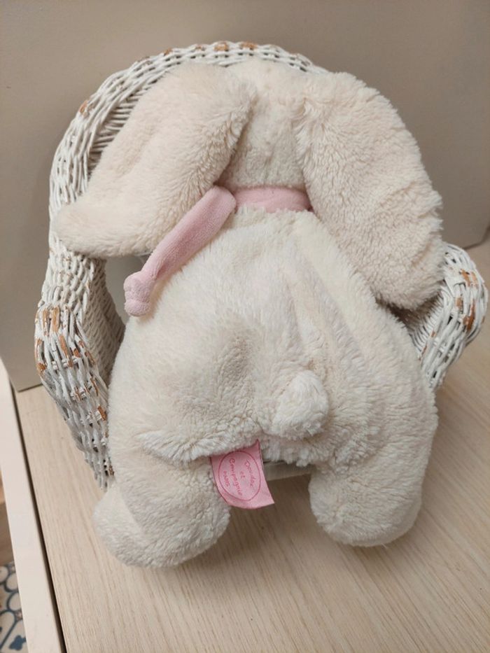 Doudou et compagnie - peluche lapin bonbon rose GM - photo numéro 3