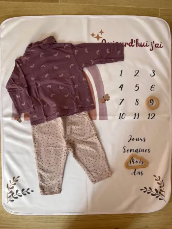 Ensemble bébé fille Tex – Taille 9 mois
