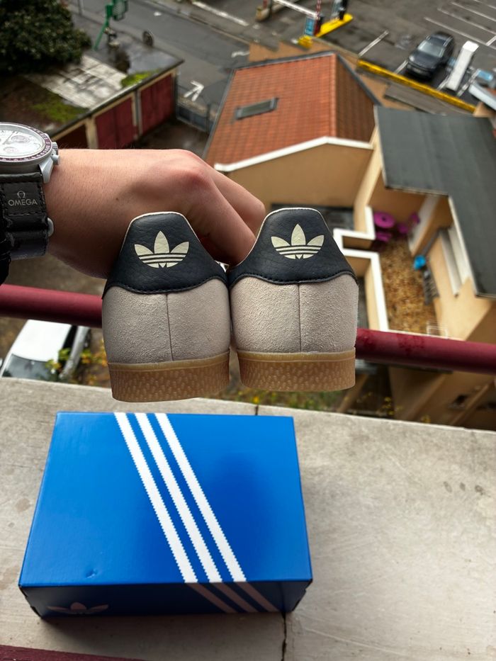 Adidas Gazelle Alumina/Core Black/Gum - photo numéro 5