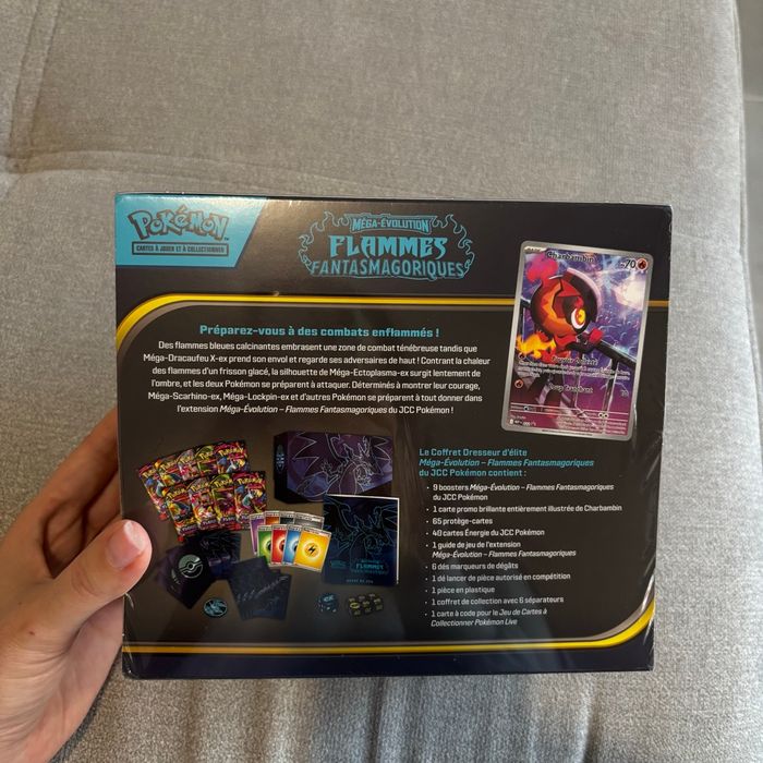 ETB Coffret Dresseur d’Élite – Méga-Évolution : Flammes Fantasmagoriques - photo numéro 6