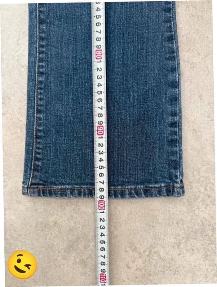 Jeans Levi's 515 W32 FR42 coupe patte d'eph bleu Femme women pan647b - photo numéro 5