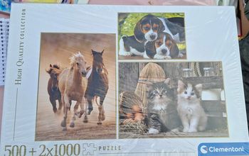 PUZZLE  Cheval 🐎, Chat 🐱, Chien 🐕 