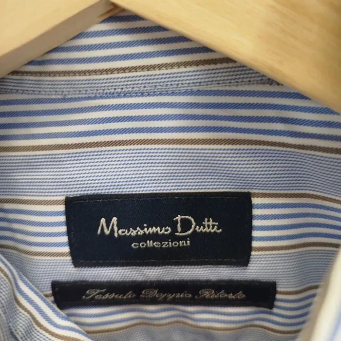 Chemise à rayures Massimo Dutti T41 L - A450 - photo numéro 3