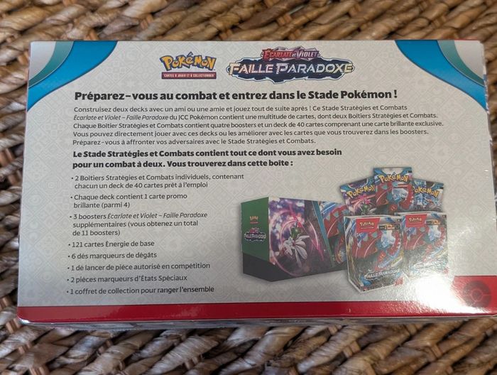 Coffret Pokémon Faille Paradoxe EV4 Stades Stratégies et Combats - photo numéro 6