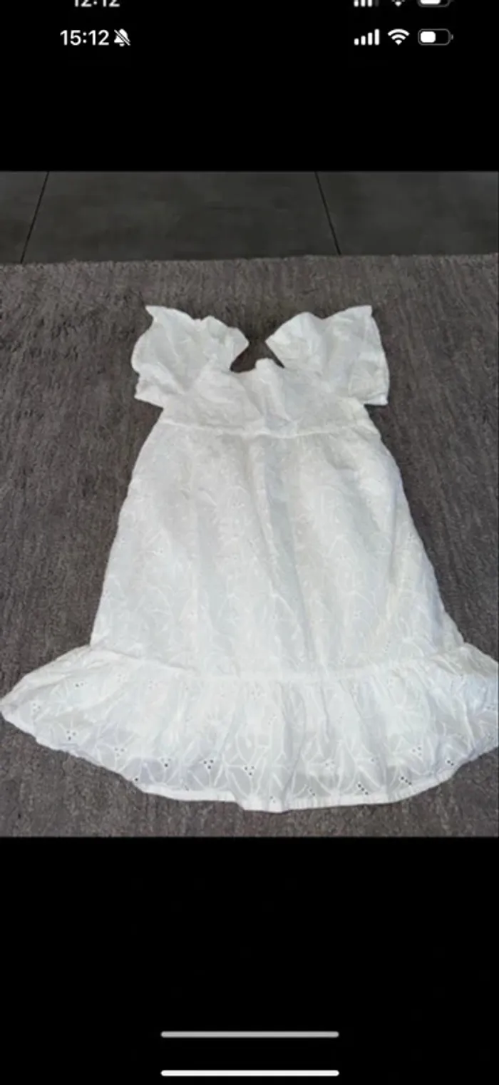 Robe blanche filles 122 primark - photo numéro 3