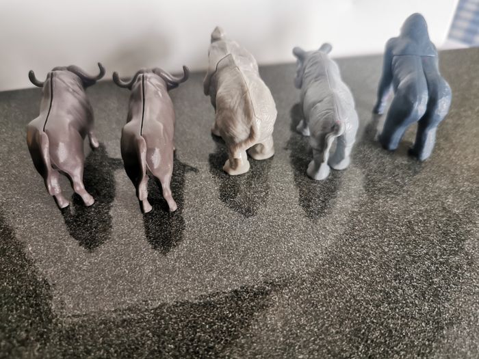 Figurines animaux de la Savane lot de 5 Kinder - photo numéro 2