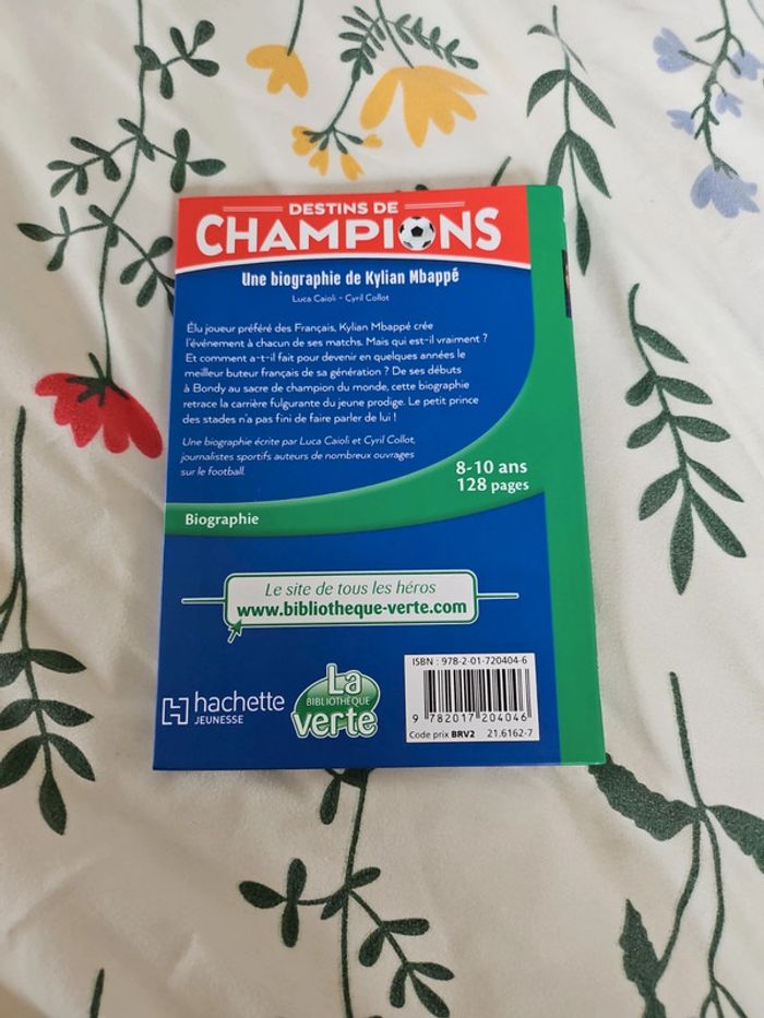 Livre : destins de Champions : Kilian Mbappe neuf - photo numéro 2
