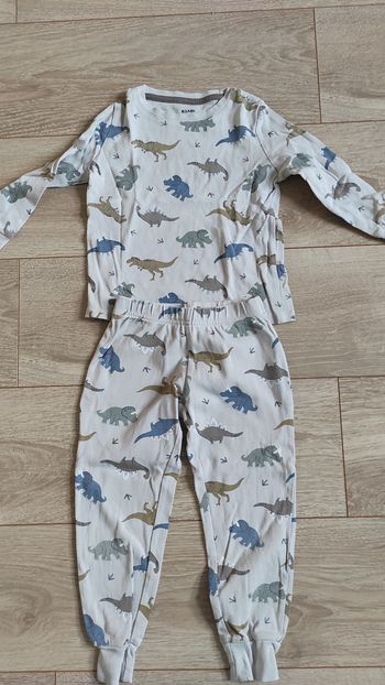 Pyjama manches longues dinosaure Kiabi taille 4 ans