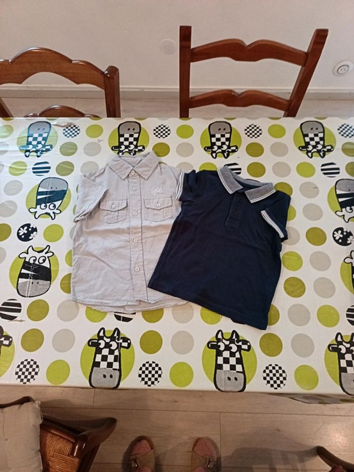 Chemise + polo In Extenso 4 ans