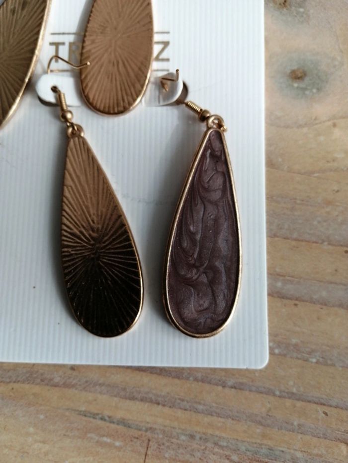 2 Paires de boucles d'oreilles - photo numéro 5
