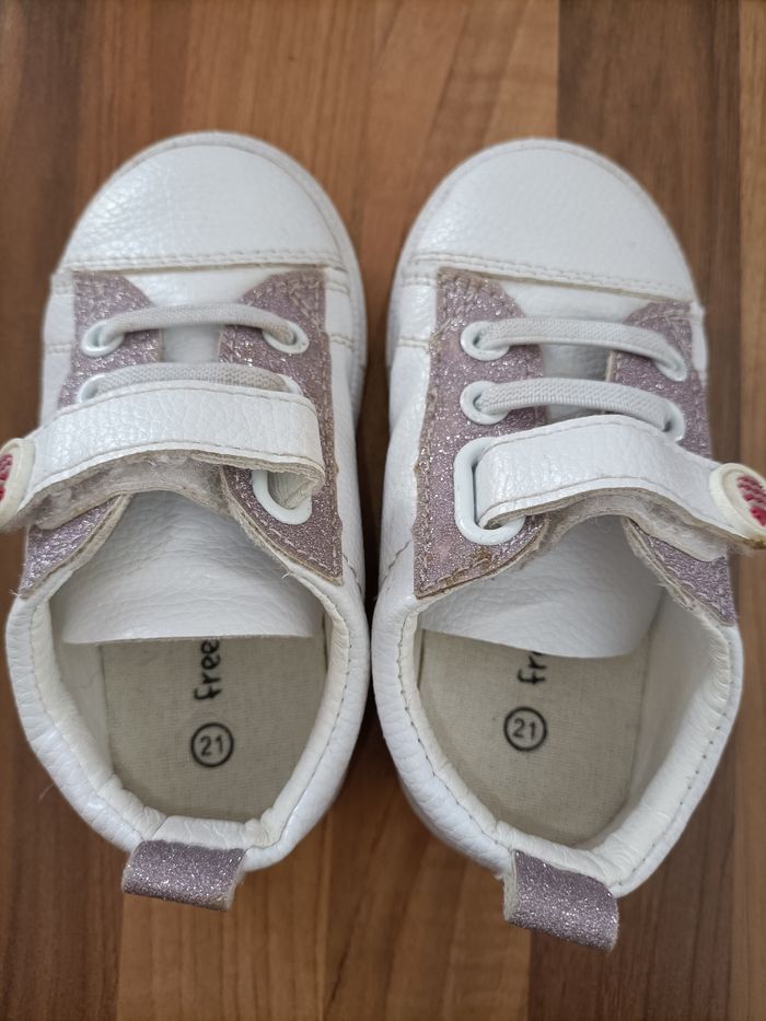 Basket blanche paillettes roses 21 frimousse - photo numéro 10