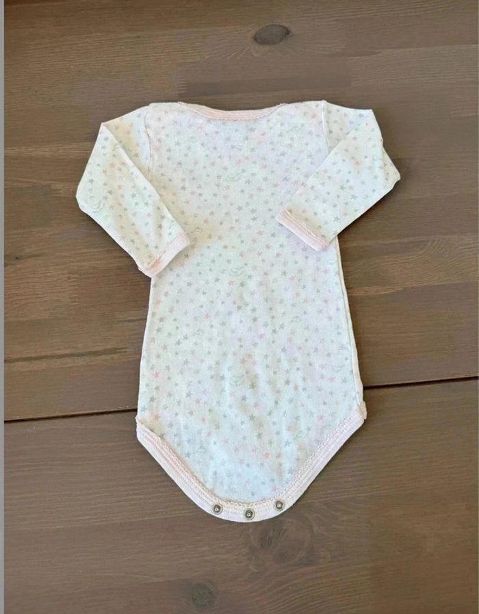 Body Petit Bateau manches longues - 6 mois - très bon état - photo numéro 2
