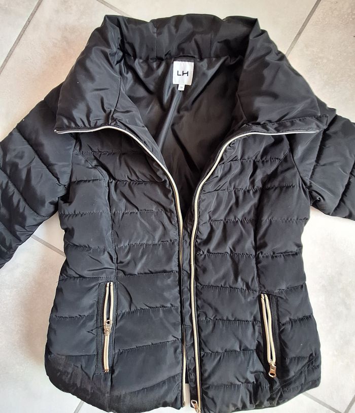 VESTE DOUDOUNE NOIRE - T.36 - LA HALLE - photo numéro 2